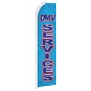 DMV Services (Letters) Swooper Advertising Flag - Perfect for DMV