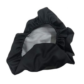 Suzuki Address V100 (CE11A CE13A) Black Dedicated Design Seat Cover, Strong Rubber Type, Made in Japan (Thick Fabric) [Fabric Color: Black/Piping Color: Front and Back, Black] CHRIS-SCR3004-C10