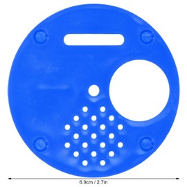 Puerta de Nido de Abeja de Plástico, Puerta de Entrada de Colmena de Abejas, Disco de Entrada de Puerta de Colmena, Puerta de Ventilación de Salida Redonda de Plástico, 30 Pie(azul)