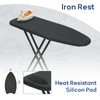 Ironing Board 43x13 with Iron Rest, RAINHOL Compact Iron Board