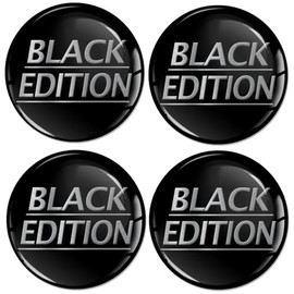 Skino Eu 4 x 70 mm Sticker for Hub Caps Hub Caps Hub Cover Wheel Sticker Black Etition A 2970