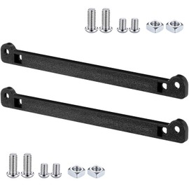 Yaocom 2 Pcs Mini Truck License Plate Adaptor Holder Small Black Bracket Frame Car Accessories for JDM to USDM Licence Plate Conversion