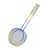 2Pcs Badminton Racket Yellow Light Frame Large Sweet Spot Anti