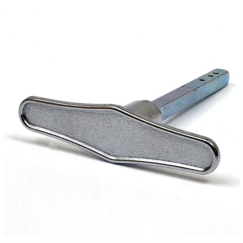 Unknown Garage Door T-Handle Assembly (No Keys) - Silver, Chrome,