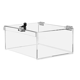 Marketing Holders Locking Case Security Show Case Safe Box Display Valubles Keep Safe (1, 12"w x 12"d x 6"h)
