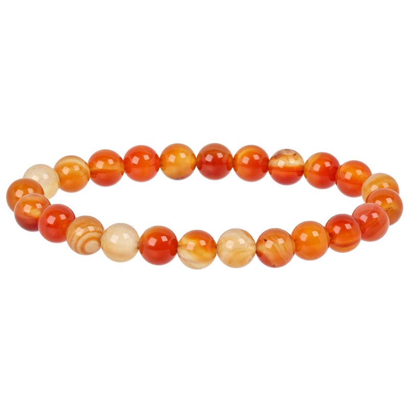Eledoro Genuine Gemstone Beads, Chakra Bracelet, PowerBead, Stretch Bead Bracelet,
