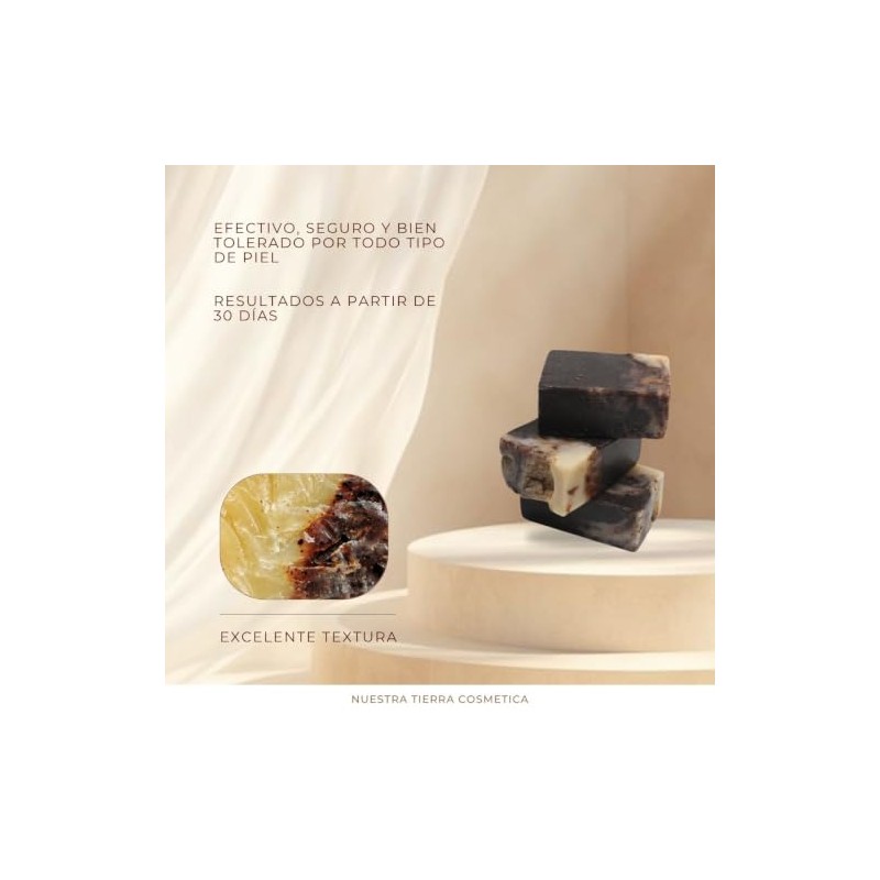 Jabón Artesanal de Tepezcohuite y Romero, Barra Natural, 65 g