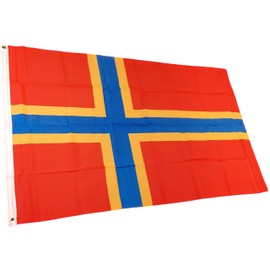 NWFlags Orkney Flag 5ft x 3ft 75d Premium Polyester Suitable For Flagpoles | Strong Polyester 5x3 foot material Orkney Islands flag with Eyelets