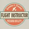 CafePress Flight Instructor Retro Canvas Tote Top Zipper Closure