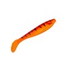 PetrisCatch Firetiger Red Rubber Fish Set + 4 Steel Leaders,