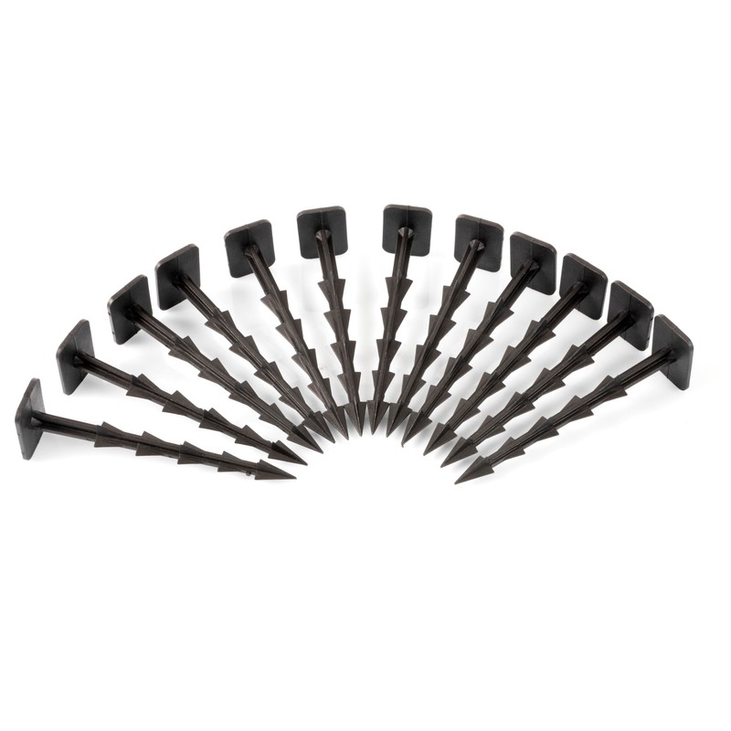 Outdoor Garden Pegs for Membrane, Mesh, Fleece, and Edging, 20-Pack,