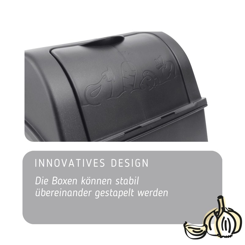 Novaliv Vegetable Box Potato Storage Container 3.5 L to 9