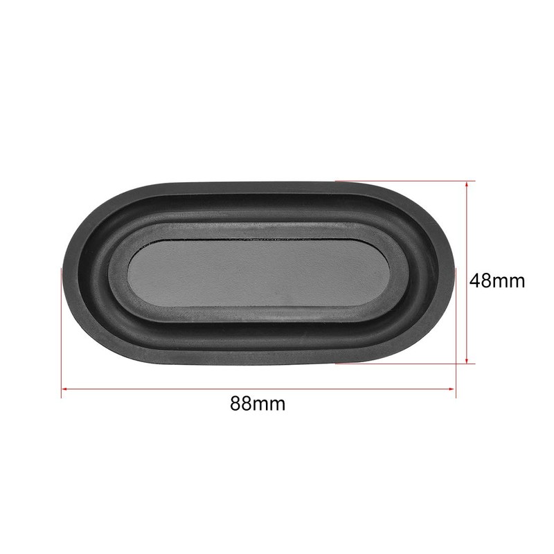 sourcing map Passive Radiator Vibration Plate Subwoofer Vibration Membrane Set