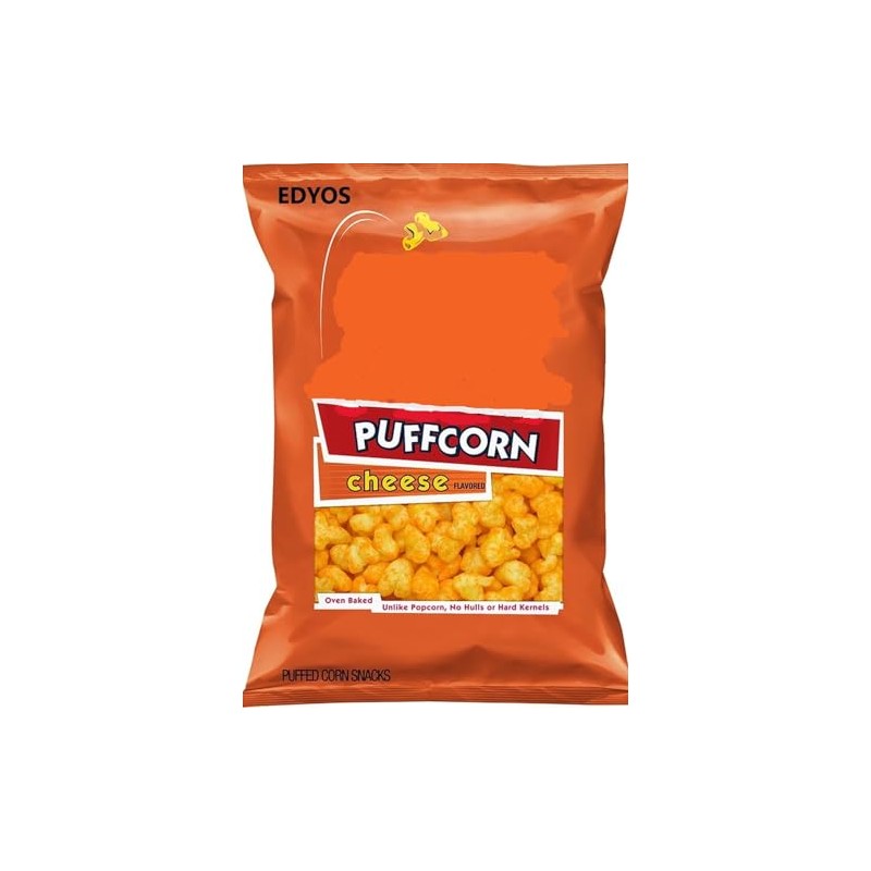 EDYOS Cheese Puffcorn 4.25 oz. (3 Pack)
