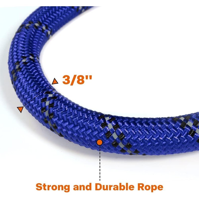 Dog Lead with Soft Padded Handle, 1.2m Reflective Dog Lead