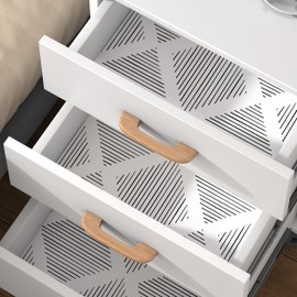 Modern Stripe Peel and stick wallpaper 17.3” x 393” Black and White Contact Paper Geometric Wallpaper Self Adhesive Wallpaper Removable Decorative Wallpaper for Bedroom Drawers Cabinets Decor Vinyl