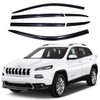 AUTOCLOVER Tape-On Rain Guards Window Visors 6 Pcs Set for