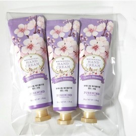 Pure Mind Botanical Hand Cream 50g (3 Pieces) Cherry Blossom High Moisturizing, Hydrating, Moisture Replenishment, Pleasant Scent, Smooth Spreading, Until October 2026 / 퓨어마인드 보테니컬 핸드크림 50g 3개 체리블라썸 고보습 촉촉한 수분충전 좋은향 발림성좋은 26년10월까지