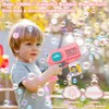 Bombble Seifenblasenpistole für Kinder, Seifenblasenmaschine Kinder 10000+Blasen/Min mit Seifenblasenlösung,Seifenblasenspielzeug Geschenk