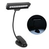 Portable Orchestra Music Stand Light Flexible Neck Clip On USB