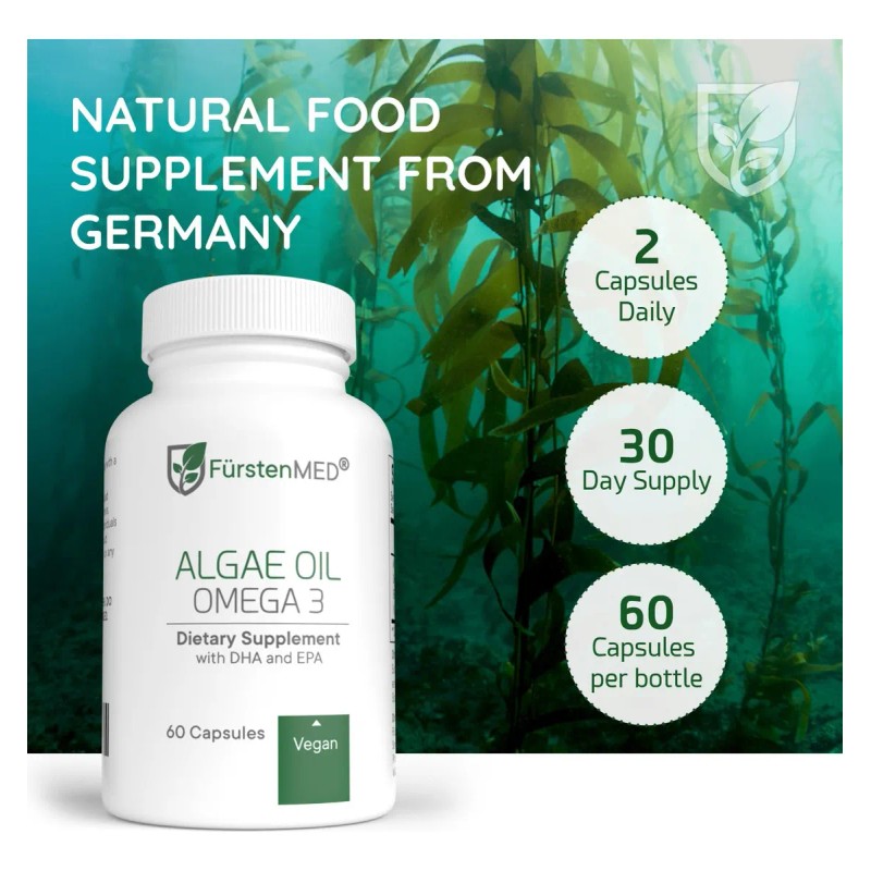 Frstenmed Omega-3 De Algas Cpsulas Veganas 60 Cpsulas