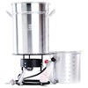 King Kooker 5012A Package Boiling and Steaming, Silver, Balck