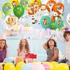 HDGSAFD 1 Set of Birthday Flags and 12 Animal Balloons