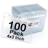 Portatarjetas de identificación para tarjetas de identificación, paquete de 100