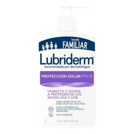 Crema protectora Lubriderm® Corporal Protección Solar Uv 15 en dosificador de 946mL