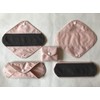 5 piezas de tela de bambú para mamá/almohadillas menstruales/almohadillas sanitarias