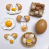 2 PCS Resin Fried Egg Refrigerator Magnet, 3D Egg Home