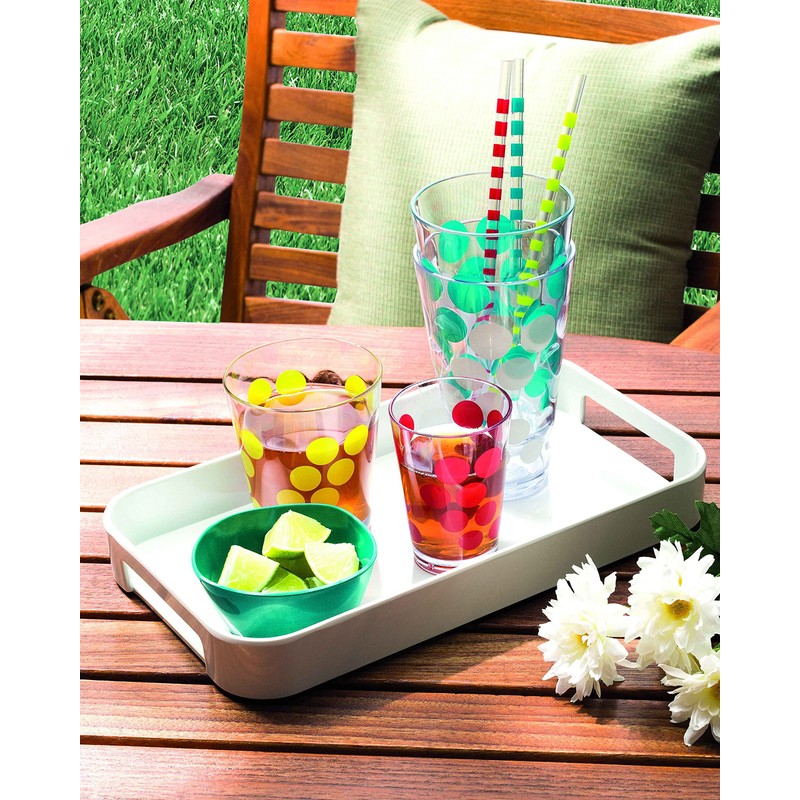 Zak Designs 420 ml Dot Beaker, Aqua-Blue, 5 x 5