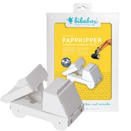 bibabox - Small Dumper for Crafts and Painting - Sustainable Toy and Craft Set Children, Small Dumper for Children, Great Gift Girls and Boys