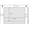 SIGEL LP800, 85x55 mm (A4), Business Cards, 3C, smooth cut