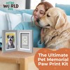Better World Pets Paw Print + Photo Keepsake Frame Holds