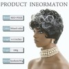 Pixie Cut Wig Short Curly for Black Women - Mixed