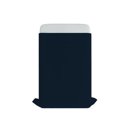 Max Color 100% Cotton Plain Flat Sheet, Dark Blue, French, 180 x 300 cm