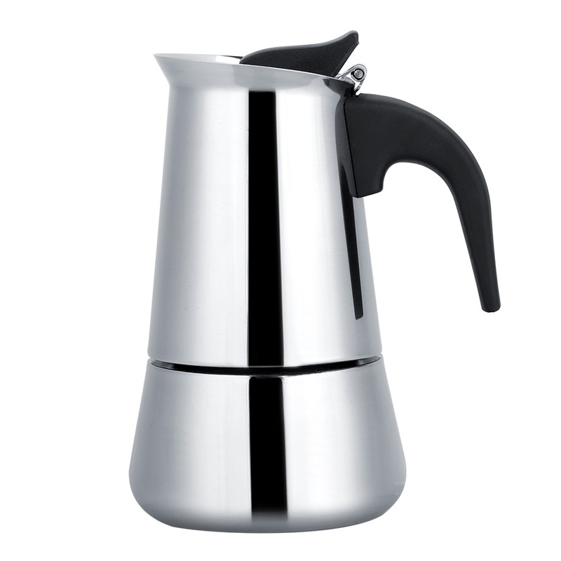 Portable Stainless Steel Coffee Pot Moka Espresso Maker Mocha Pot