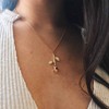 Yienate Boho Rose Flower Necklace Choker Gold Rose Pendant Necklace
