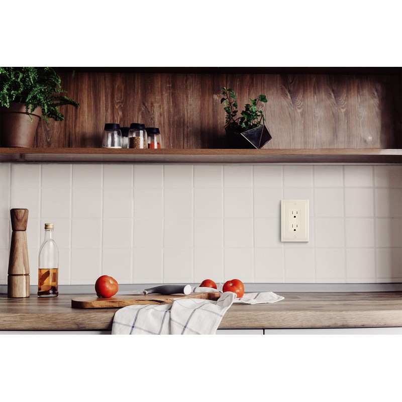 Henne Bery Modern Edge Decorative Wall Plate Switch Plate Outlet