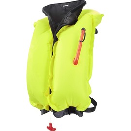 BLUESTORM Cirrus 26 Inflatable Life Jacket PFD for Adults | US Coast Guard (USCG) Approved Automatic Self Inflating Life Vest Preserver with Manual Override