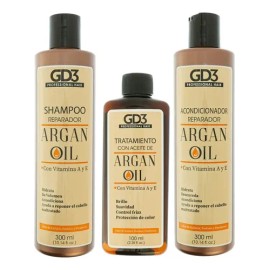 Prepack 3 Piezas Shampoo Acondicionador Y Aceite GD3