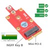 Fdit -PCI Express Adapter for Desktop PC Network, M.2 NGFF