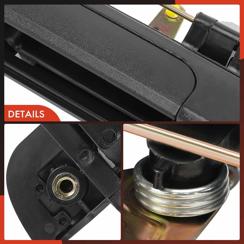A-Premium - Textured Black Tailgate Handle Liftgate Latch Handle -