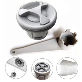 Air Valves with Wernch for Stand Up Paddle Board Inflatable Air Track 6-Hole