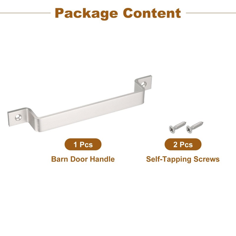 sourcing map 1 Pcs Barn Door Handle, 9.8 Inch Gate