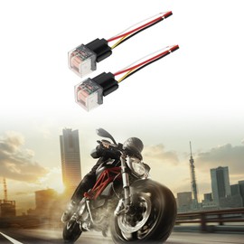 RATCHROLL 4 Pins 24V 80A 2 Pcs Auto Relay with Harness Sockets Waterproof Car Relay Clear Black