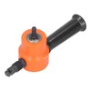 Kadimendium Double Head Nibbler 360° Adjustable Versatile Drill Attachment Metal
