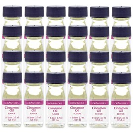 LorAnn Cinnamon Oil SS Flavor, 1 dram bottle (.0125 fl oz - 3.7ml) 24 pack