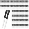 LECEHIVO 220 Pcs Steak Knives with Plastic Handle 8.39 Inches